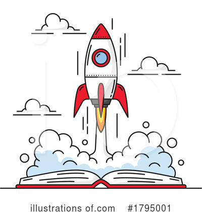 Rocket Clipart #1795001 by Vector Tradition SM