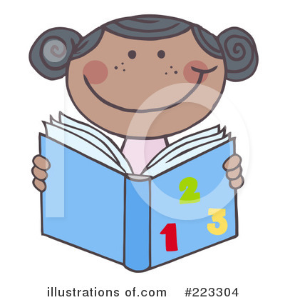 Royalty-Free (RF) Reading Clipart Illustration by Hit Toon - Stock Sample #223304