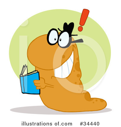 Reading Clipart #34440 by Hit Toon