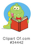 Reading Clipart #34442 by Hit Toon
