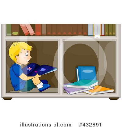 Royalty-Free (RF) Reading Clipart Illustration by BNP Design Studio - Stock Sample #432891