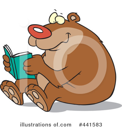 Royalty-Free (RF) Reading Clipart Illustration by toonaday - Stock Sample #441583