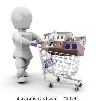 Royalty-Free (RF) Real Estate Clipart Illustration by KJ Pargeter - Stock Sample #24844