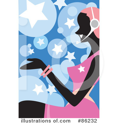 Royalty-Free (RF) Receptionist Clipart Illustration by mayawizard101 - Stock Sample #86232