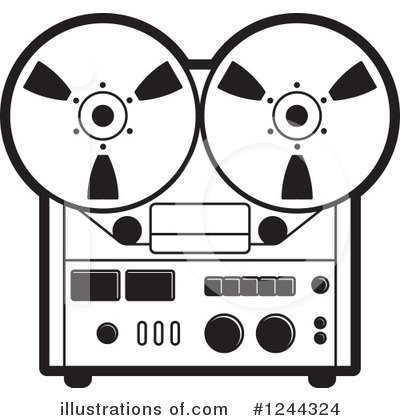 Royalty-Free (RF) Recording Clipart Illustration by Lal Perera - Stock Sample #1244324