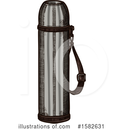 Thermos Clipart #1582631 by Vector Tradition SM