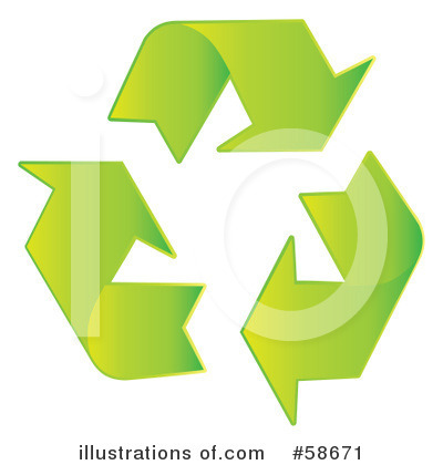 Recycle Arrows Clipart #58671 by MilsiArt
