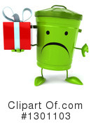 Recycle Bin Character Clipart #1301103 by Julos