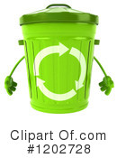 Recycle Bin Clipart #1202728 by Julos