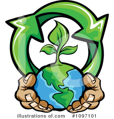 Earth Day Clipart #1097101 by Chromaco