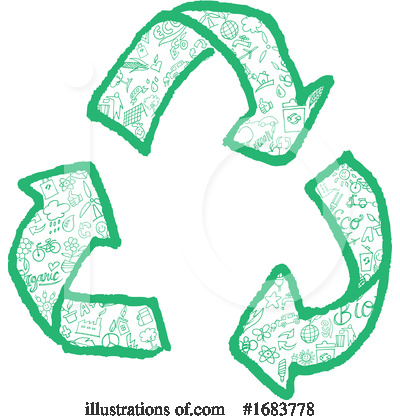 Royalty-Free (RF) Recycle Clipart Illustration by Domenico Condello - Stock Sample #1683778