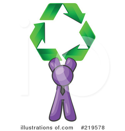 Royalty-Free (RF) Recycle Clipart Illustration by Leo Blanchette - Stock Sample #219578