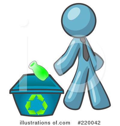 Royalty-Free (RF) Recycle Clipart Illustration by Leo Blanchette - Stock Sample #220042