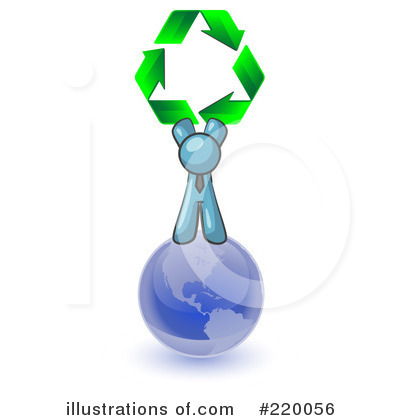 Royalty-Free (RF) Recycle Clipart Illustration by Leo Blanchette - Stock Sample #220056