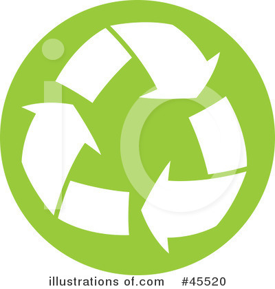 Royalty-Free (RF) Recycle Clipart Illustration by John Schwegel - Stock Sample #45520