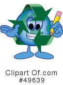 Recycle Mascot Clipart #49639 by Toons4Biz