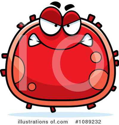 Red Blood Cell Clipart #1089232 by Cory Thoman