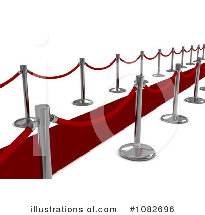 Royalty-Free (RF) Red Carpet Clipart Illustration by BNP Design Studio - Stock Sample #1082696