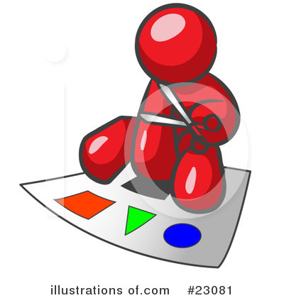 Royalty-Free (RF) Red Collection Clipart Illustration by Leo Blanchette - Stock Sample #23081