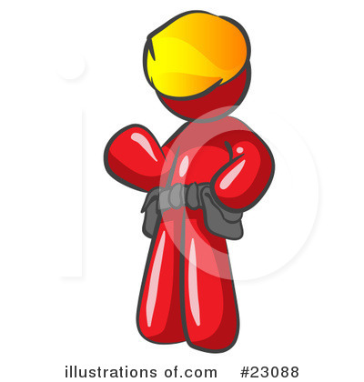 Royalty-Free (RF) Red Collection Clipart Illustration by Leo Blanchette - Stock Sample #23088