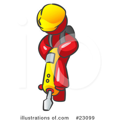 Contractor Clipart #23099 by Leo Blanchette