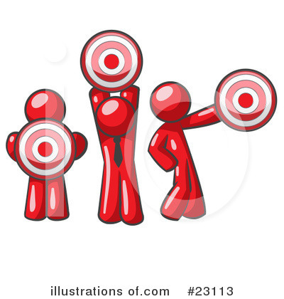 Royalty-Free (RF) Red Collection Clipart Illustration by Leo Blanchette - Stock Sample #23113