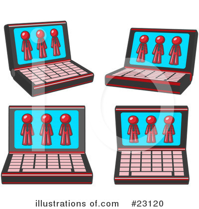 Royalty-Free (RF) Red Collection Clipart Illustration by Leo Blanchette - Stock Sample #23120