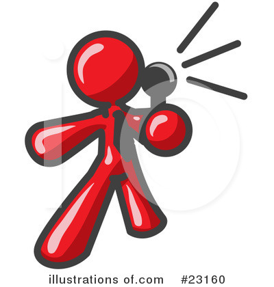 Royalty-Free (RF) Red Collection Clipart Illustration by Leo Blanchette - Stock Sample #23160