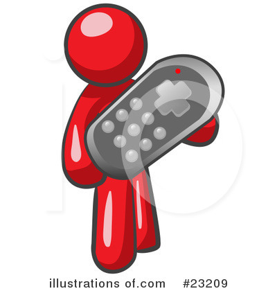 Royalty-Free (RF) Red Collection Clipart Illustration by Leo Blanchette - Stock Sample #23209