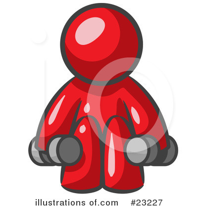 Royalty-Free (RF) Red Collection Clipart Illustration by Leo Blanchette - Stock Sample #23227