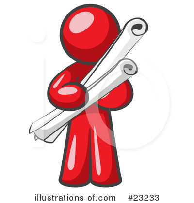 Royalty-Free (RF) Red Collection Clipart Illustration by Leo Blanchette - Stock Sample #23233