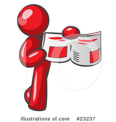 Royalty-Free (RF) Red Collection Clipart Illustration by Leo Blanchette - Stock Sample #23237