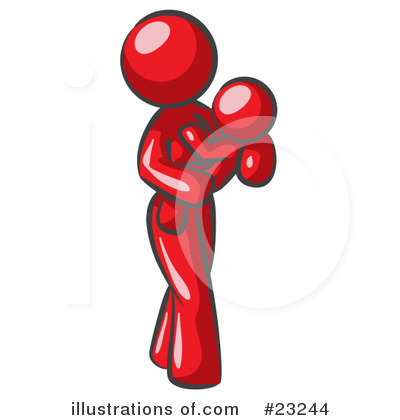Royalty-Free (RF) Red Collection Clipart Illustration by Leo Blanchette - Stock Sample #23244