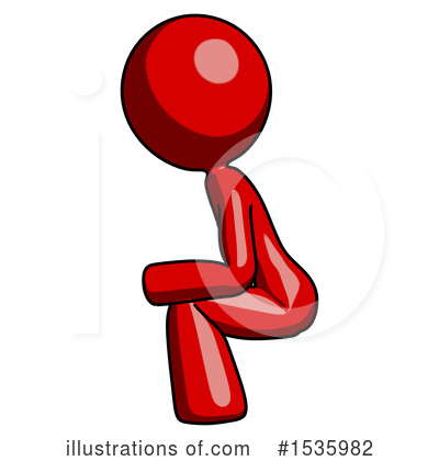 Royalty-Free (RF) Red Design Mascot Clipart Illustration by Leo Blanchette - Stock Sample #1535982