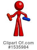 Red Design Mascot Clipart #1535984 by Leo Blanchette