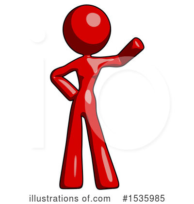 Royalty-Free (RF) Red Design Mascot Clipart Illustration by Leo Blanchette - Stock Sample #1535985