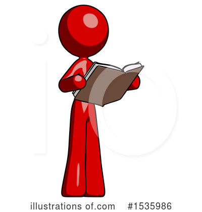 Royalty-Free (RF) Red Design Mascot Clipart Illustration by Leo Blanchette - Stock Sample #1535986