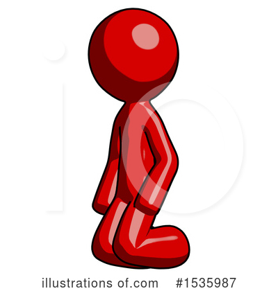 Royalty-Free (RF) Red Design Mascot Clipart Illustration by Leo Blanchette - Stock Sample #1535987