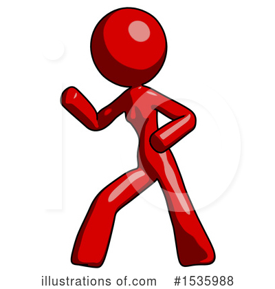 Royalty-Free (RF) Red Design Mascot Clipart Illustration by Leo Blanchette - Stock Sample #1535988
