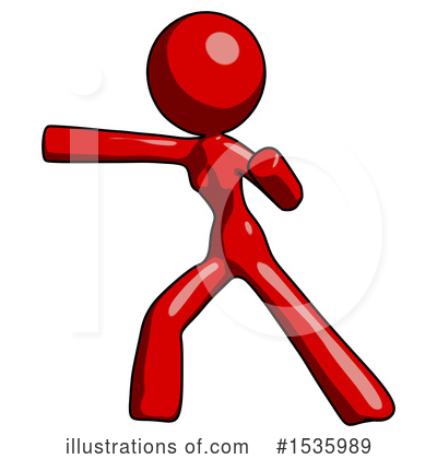 Royalty-Free (RF) Red Design Mascot Clipart Illustration by Leo Blanchette - Stock Sample #1535989