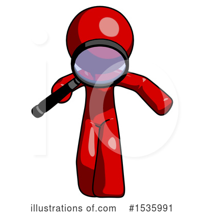 Royalty-Free (RF) Red Design Mascot Clipart Illustration by Leo Blanchette - Stock Sample #1535991