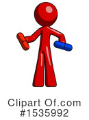 Red Design Mascot Clipart #1535992 by Leo Blanchette