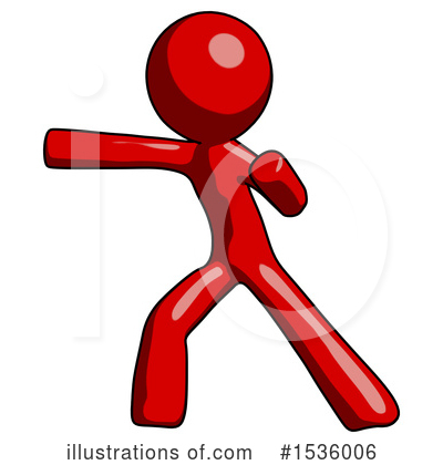 Royalty-Free (RF) Red Design Mascot Clipart Illustration by Leo Blanchette - Stock Sample #1536006