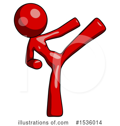 Royalty-Free (RF) Red Design Mascot Clipart Illustration by Leo Blanchette - Stock Sample #1536014