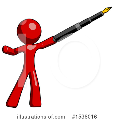 Royalty-Free (RF) Red Design Mascot Clipart Illustration by Leo Blanchette - Stock Sample #1536016