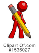 Red Design Mascot Clipart #1536027 by Leo Blanchette