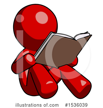 Royalty-Free (RF) Red Design Mascot Clipart Illustration by Leo Blanchette - Stock Sample #1536039