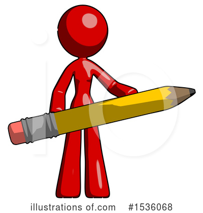 Royalty-Free (RF) Red Design Mascot Clipart Illustration by Leo Blanchette - Stock Sample #1536068
