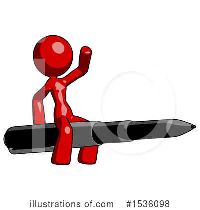 Royalty-Free (RF) Red Design Mascot Clipart Illustration by Leo Blanchette - Stock Sample #1536098
