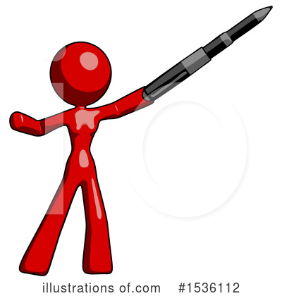 Royalty-Free (RF) Red Design Mascot Clipart Illustration by Leo Blanchette - Stock Sample #1536112